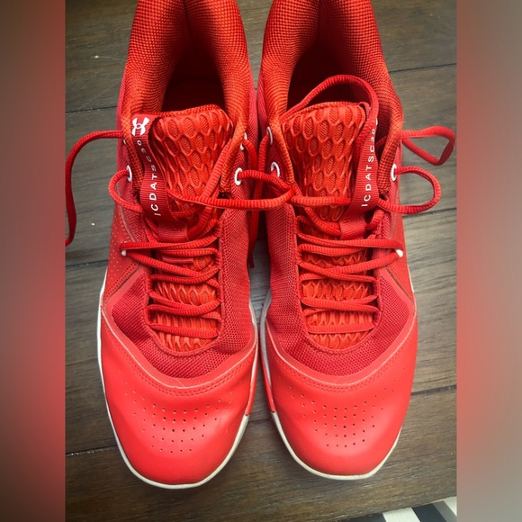 Under Armour SC 3Zero IV UA 4 Men Basketball Shoes Red Size 12 - Picture 1 of 4